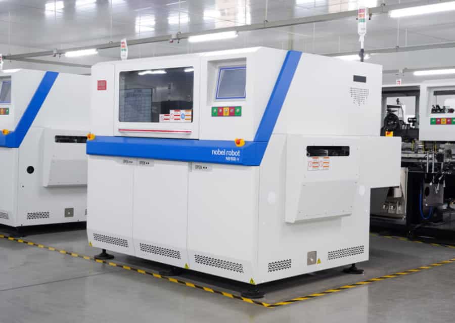Exterior picture of radial automatic insertion machine NB168H