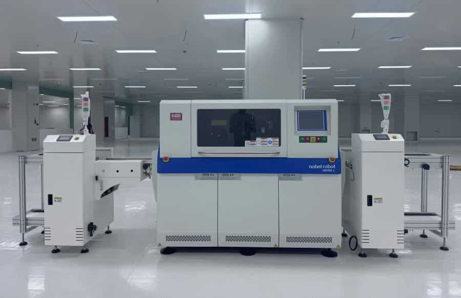 Nobel inserting machine production line