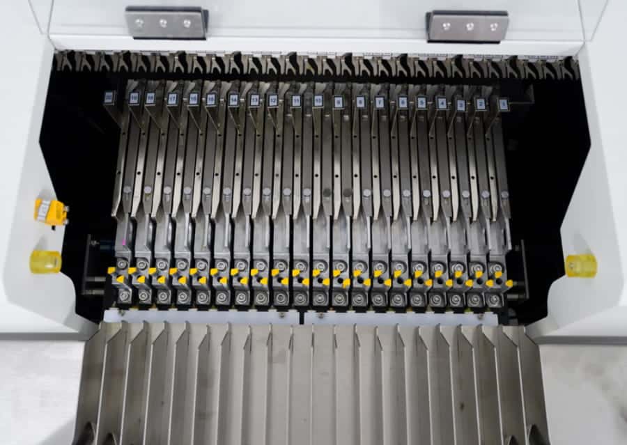 Top view of the Feeder 20 stations